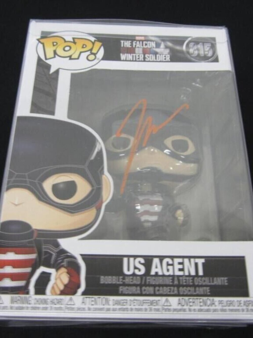 Wyatt Russell signed Funko Pop! Vinyl: Marvel - US Agent #815 w/COA